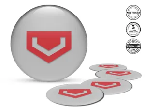 Vossen Radembleme Ausgabe Individuelle Harz-Labels